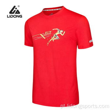 Camiseta de camisetas de casal de atacado barato camiseta esportiva personalizada